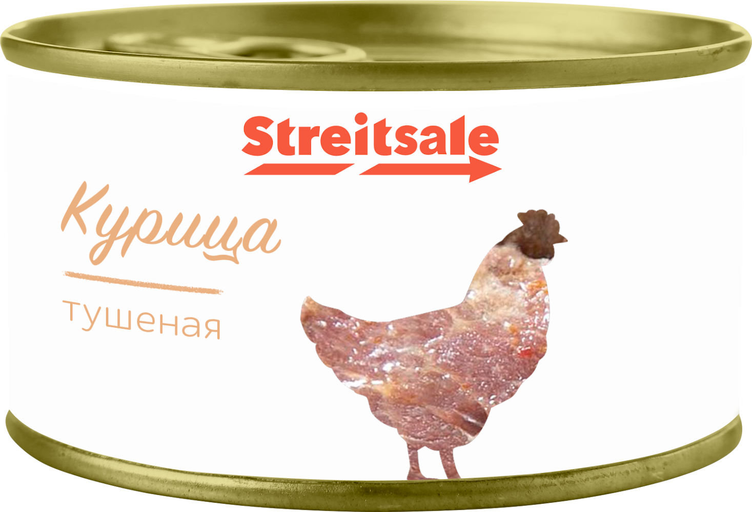 Chicken meat in its own juice, 325g